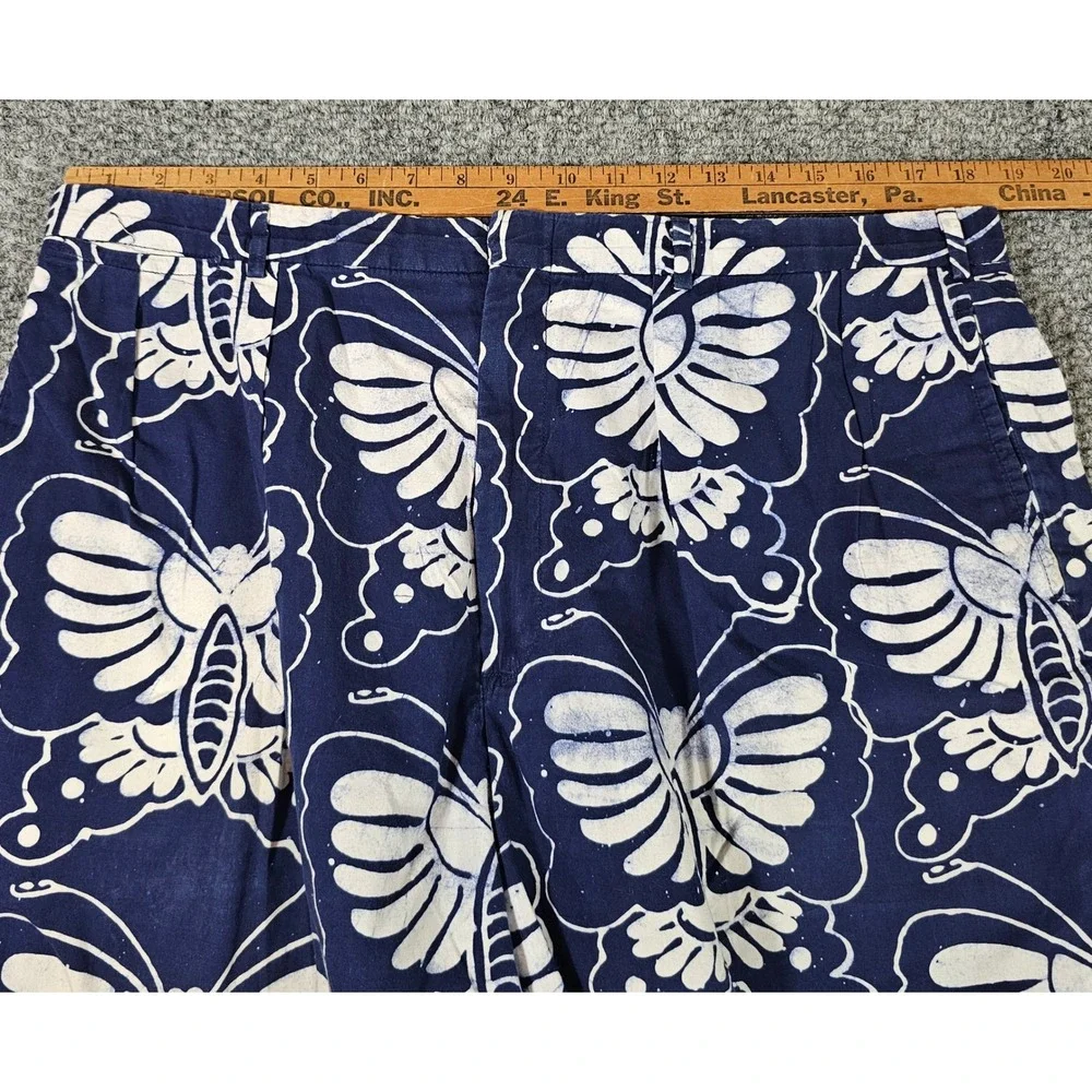 Polo Ralph Lauren Butterfly Print Shorts Casual Summer Blue White‎ 38